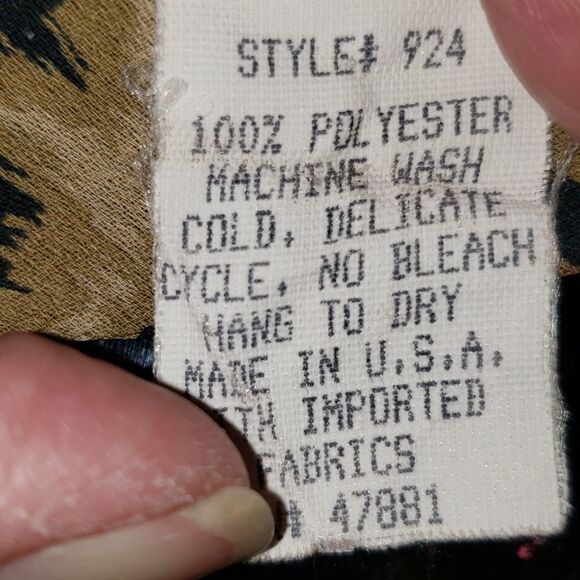 La Palapa Leopard Print Sheer Wide Leg Pants - Picture 5 of 6